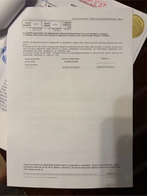 proprietar vand teren poiana marului cs - imagine 2