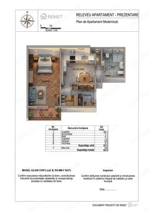 Garsonieră 37 mp la 3 minute de metrou Emil Botta — 97.500 EUR - imagine 9
