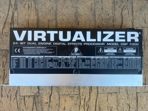 Behringer Virtualizer DSP1000 procesor efecte voce   instrumente muzicale