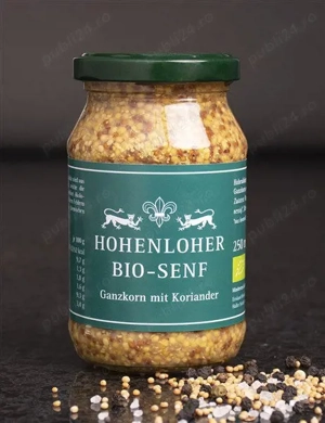 Muștar Cu Boabe Intregi, Ierburi Aromatice Si Coriandru BIO BESH 250ml