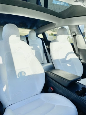 Tesla Model 3 Long Range - 4x4, bateria mare, 492 cp, interior premium - imagine 12
