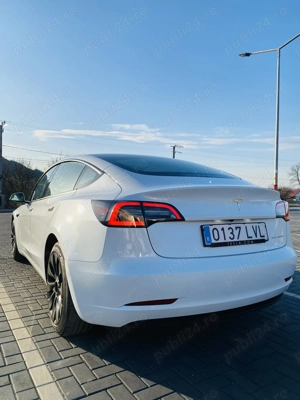 Tesla Model 3 Long Range - 4x4, bateria mare, 492 cp, interior premium - imagine 10