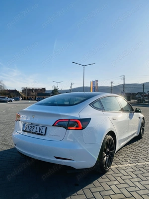 Tesla Model 3 Long Range - 4x4, bateria mare, 492 cp, interior premium - imagine 3