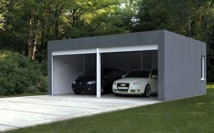 Executam Garaje auto din panou sandwhici pe structura metalica 