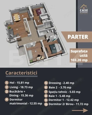 Casa individuala pe un singur nivel, zona Orizont - imagine 4