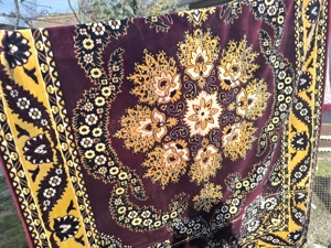 vand cuverturi persane pt pat si un covor persan 3 4 m - imagine 3