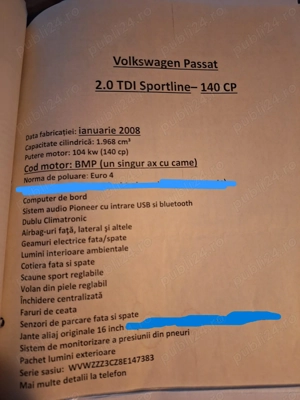 Vând Passat B6 din 2008 - imagine 5