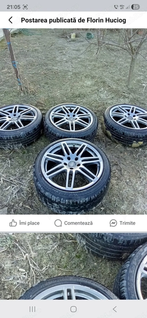Vand jante R18 cauciucuri vara bune  - imagine 2