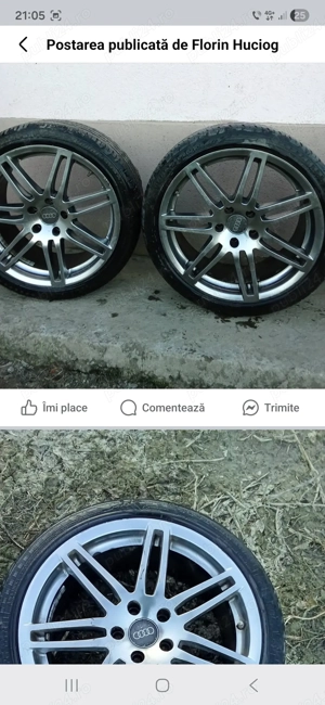 Vand jante R18 cauciucuri vara bune  - imagine 5