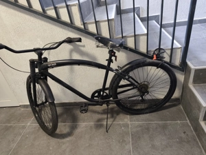 Bicicletă Cruiser   Cafe Racer 26    cadru oțel, stil retro