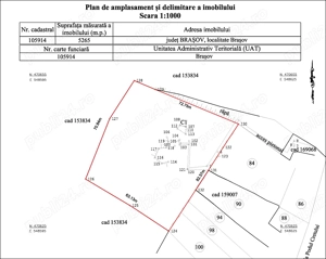 Teren parțial curți construcții, Schei - Podul Crețului.