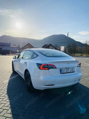 Tesla Model 3 Long Range - 4x4, bateria mare, 492 cp, interior premium - imagine 15