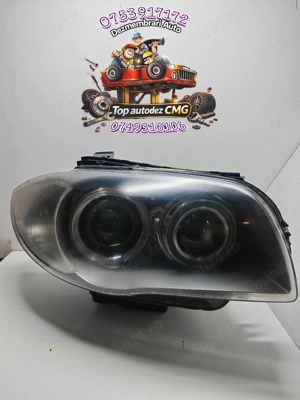 Far dreapta Bmw Seria 1 E87 E81 E88 63 11 7170292 02 facelift LCI Bi Xenon EUROPA - imagine 2