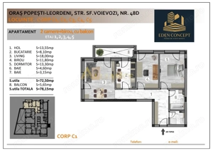 NOU Apartament 2 camere Popesti Leordeni - imagine 6