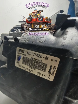 Far stanga Bmw Seria 1 E87 E81 E88 63 11 7170291 02 facelift LCI Bi Xenon EUROPA - imagine 2