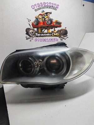 Far stanga Bmw Seria 1 E87 E81 E88 63 11 7170291 02 facelift LCI Bi Xenon EUROPA - imagine 4