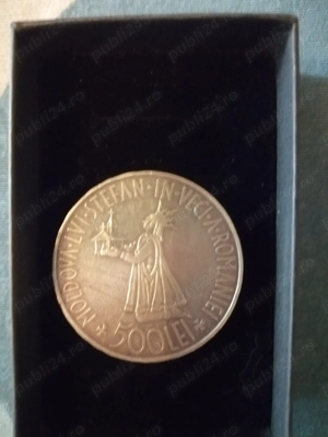 Moneda argint 500 lei, Mihai I, 1941 - imagine 4