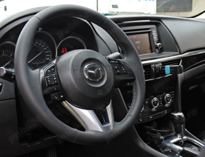 Imbracare/tapitare volan in piele naturala Nappa - imagine 2