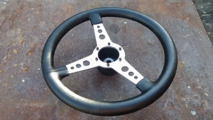 Imbracare/tapitare volan in piele naturala Nappa - imagine 5