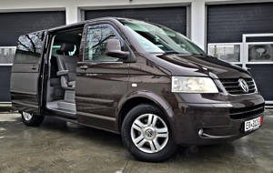 VW MULTIVAN 2010 7 Locuri Highline T5 2.5TDI 174cp Mokka-Brown - imagine 2