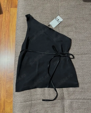 Top din satin zara  - imagine 3