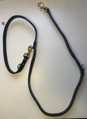 Set Zgarda + Lesă Piele - imagine 3