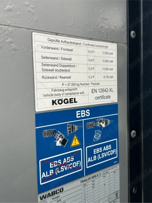  Semiremorca Prelată KOGEL Anul 2019  - imagine 8