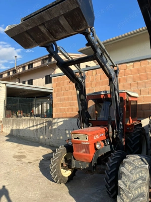 Tractor Fiat 445 DTC încărcător profesional Joystick  cu 4 cilindri,4 anvelope noi Alliance  - imagine 6