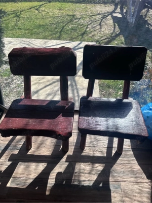 Mobilier foișor din lemn masiv complet   8 locuri - imagine 5