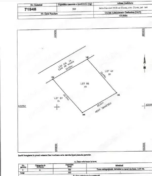 Urgent, vand teren intravilan zona Lunca Cetatuii spre Ciurea