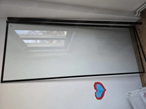 Sticla de dus + bordura de granit (delimitator duș) 