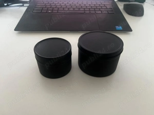 Cutii metalice negru mat