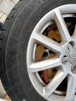 vând jenți Audi cu cauciucuri originale - imagine 3