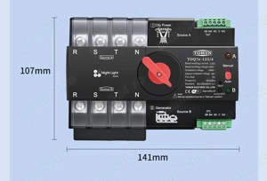 ATS Comutator automat manual trifazat panouri fotovoltaice Generator WIFI 125A - imagine 4