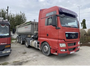 Ansamblu basculabil MAN TGX semiremorca SCHWARZMULLER