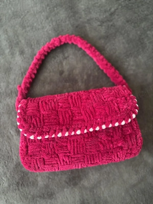 Geantă handmade texturată   statement piece