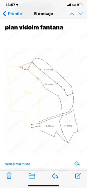 Vând teren in localitatea Vidolm 