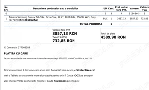 Tableta Samsung Galaxy s9+ , folosita 5h ca noua , 256 gb , 12 gb RAM , Aliensurface,tastatura,pen - imagine 5