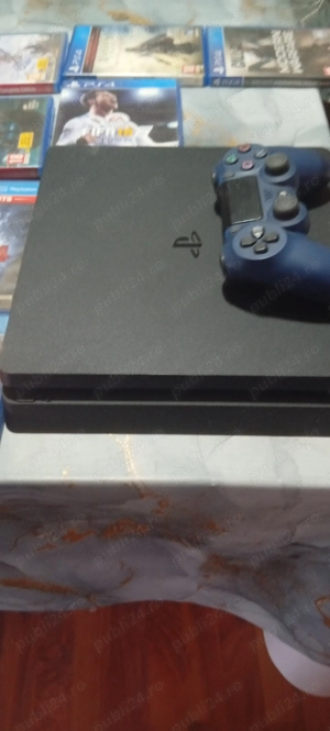 PlayStation 4 Slim memorie  1 Terra cu controler și 7 CD jocuri