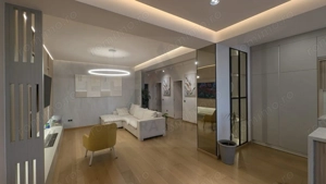 Penthouse 133 mp utili,4 camere, 2 terase, loc parcare, zona centrala - imagine 3