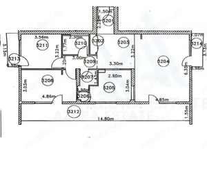 Apartament 3 camere decomandat 93 mp + terasă  zona Piața Rahovei - imagine 14