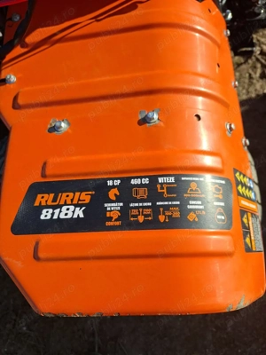 motocultor ruris cu remorcă 