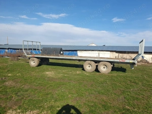 Remorca (Platforma) transport baloti rotunzi FLIEGL, model DPW 180 B,  din  2020 - imagine 2