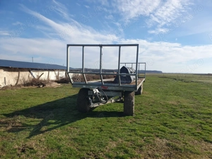 Remorca (Platforma) transport baloti rotunzi FLIEGL, model DPW 180 B,  din  2020 - imagine 5