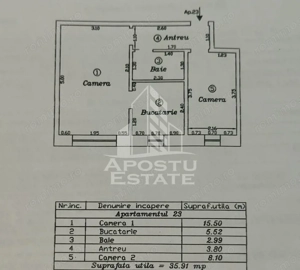 Apartament 2 camere de vanzare,zona Bucovina, Timisoara - imagine 11
