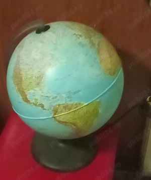 Vănd glob pămntesc Lampă vechi  Romania 1984
