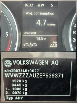 Volkswagen GOLF 7  16 TDI ,an 2015 - imagine 9