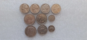 Monede S.U.A.-Suedia 1973-2008, Monede bronz Marea Britanie 1971-1989 - imagine 2