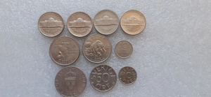 Monede S.U.A.-Suedia 1973-2008, Monede bronz Marea Britanie 1971-1989