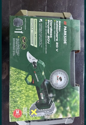 foarfecă parkside 20v